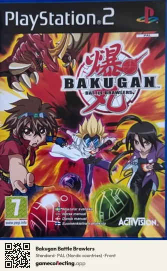 Bakugan Battle Brawlers PlayStation 2, Nordic countries box front