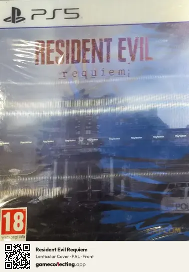 Resident Evil Requiem PlayStation 5, PAL box front