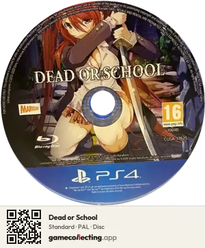 Dead or School PlayStation 4, PAL disc