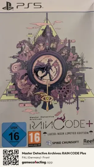 Master Detective Archives: RAIN CODE Plus PlayStation 5, Germany box front