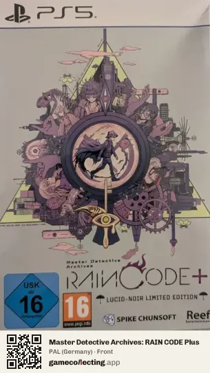 Master Detective Archives: RAIN CODE Plus PlayStation 5, Germany box front