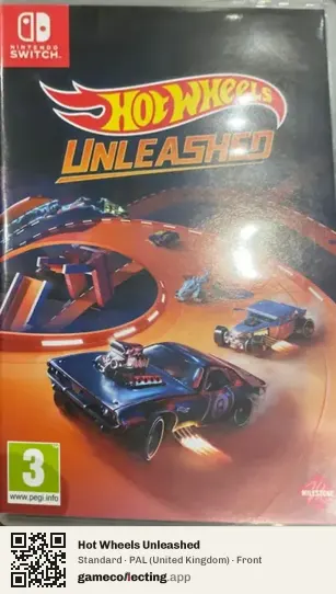 Hot Wheels Unleashed Nintendo Switch, United Kingdom box front