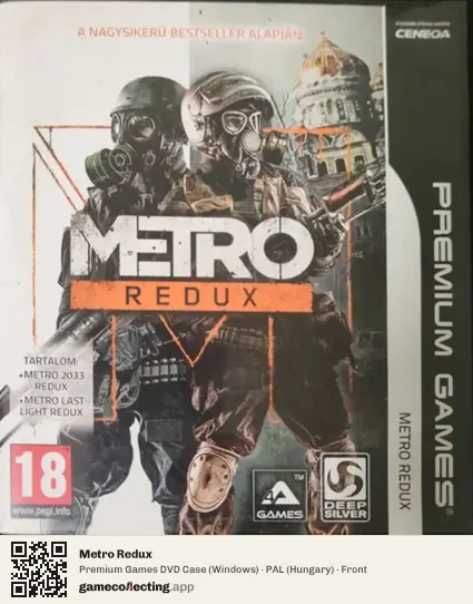 Metro Redux Computer, Hungary box front