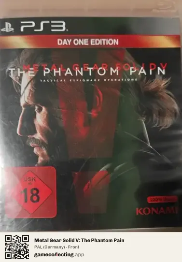 Metal Gear Solid V: The Phantom Pain PlayStation 3, Germany box front