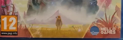 No Man's Sky, the PEGI square on its front