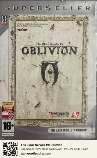 The Elder Scrolls IV: Oblivion Computer, Poland box front