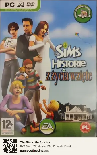 The Sims Life Stories Computer, Poland box front