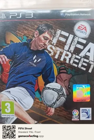 FIFA Street PlayStation 3, PAL box front