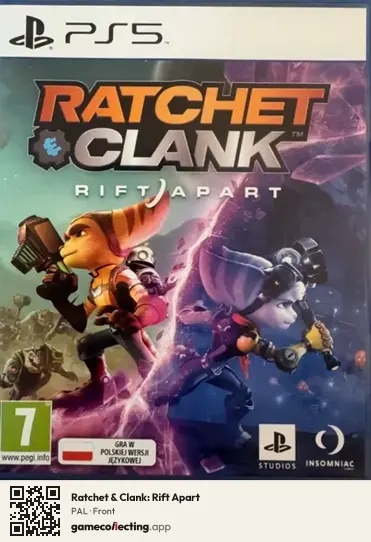 Ratchet & Clank: Rift Apart PlayStation 5, PAL box front