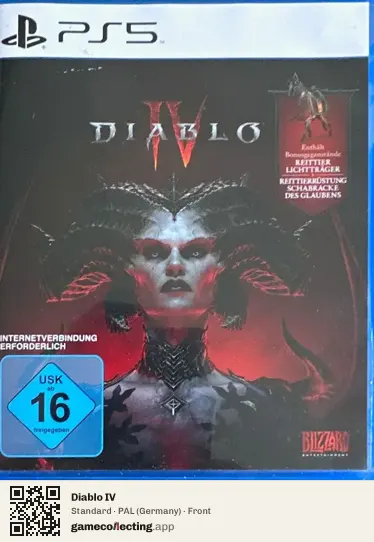 Diablo IV PlayStation 5, Germany box front