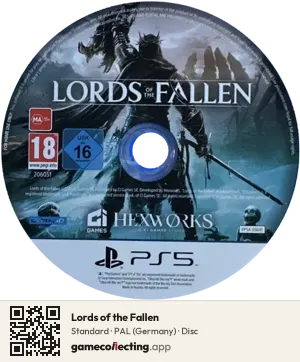 Lords of the Fallen PlayStation 5, PAL disc