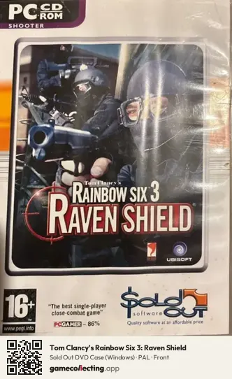 Tom Clancy's Rainbow Six 3: Raven Shield Computer, PAL box front