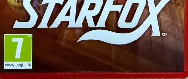 Star Fox, the USK square on its front