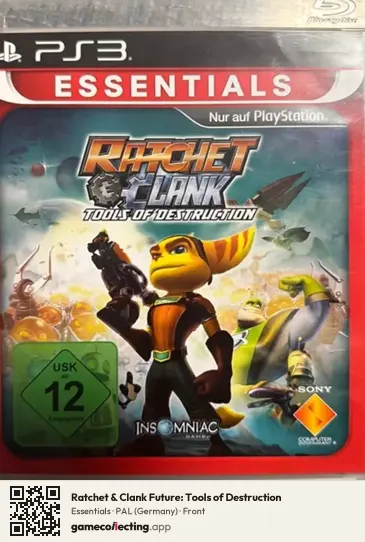 Ratchet & Clank Future: Tools of Destruction PlayStation 3, Germany box front