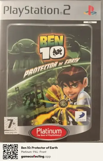 Ben 10: Protector of Earth PlayStation 2, PAL box front