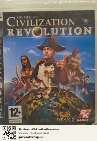 Sid Meier's Civilization Revolution PlayStation 3, Spain box front