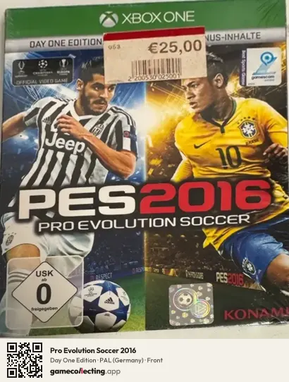 Pro Evolution Soccer 2016 Xbox One, Germany box front