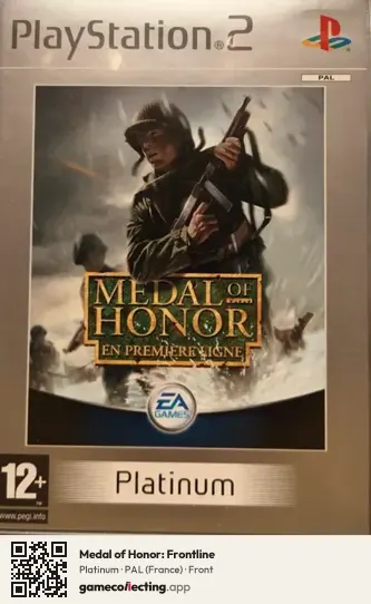 Medal of Honor: Frontline PlayStation 2, France box front