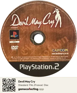 Devil May Cry PlayStation 2, PAL disc