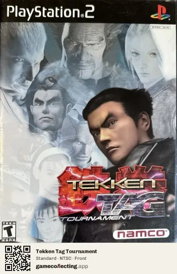 Tekken Tag Tournament PlayStation 2, NTSC box front