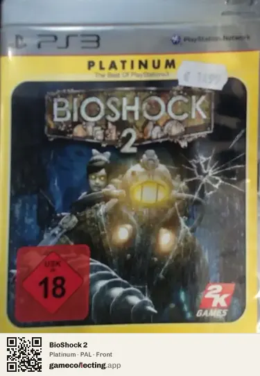 BioShock 2 PlayStation 3, PAL box front
