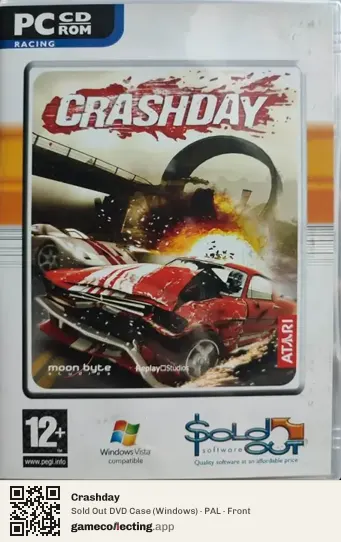 Crashday Computer, PAL box front