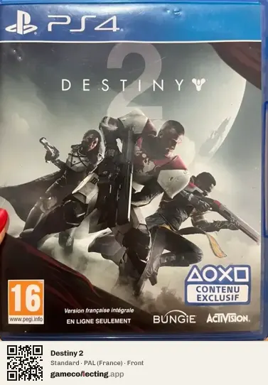Destiny 2 PlayStation 4, France box front