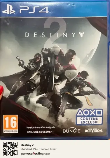 Destiny 2 PlayStation 4, France box front