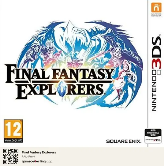 Final Fantasy Explorers Nintendo 3DS, PAL box front