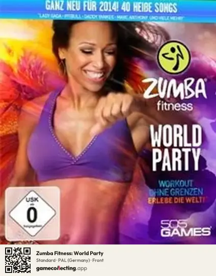 Zumba Fitness: World Party Xbox One, Germany box front