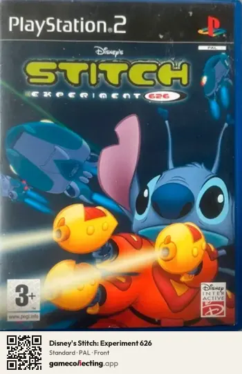Disney's Stitch: Experiment 626 PlayStation 2, PAL box front
