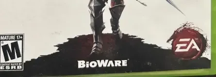 Dragon Age II, the ESRB box on its front