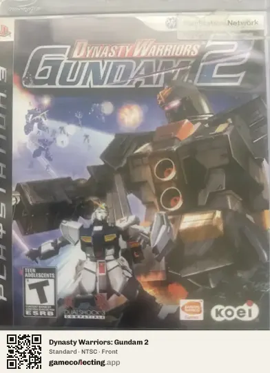 Dynasty Warriors: Gundam 2 PlayStation 3, NTSC box front