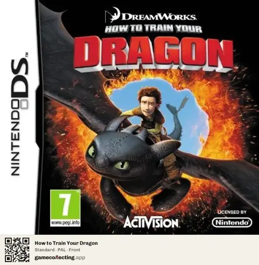 How to Train Your Dragon Nintendo DS, PAL box front
