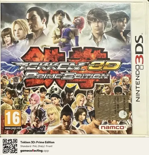 Tekken 3D: Prime Edition Nintendo 3DS, Italy box front