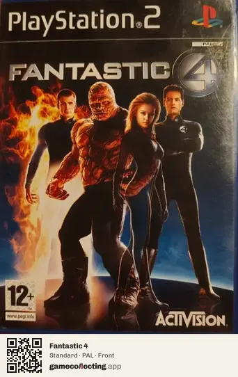 Fantastic 4 PlayStation 2, PAL box front