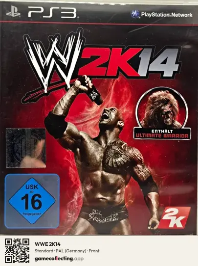 WWE 2K14 PlayStation 3, Germany box front