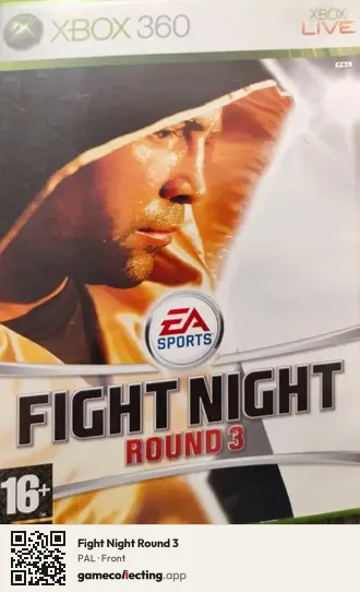 Fight Night Round 3 Xbox 360, PAL box front