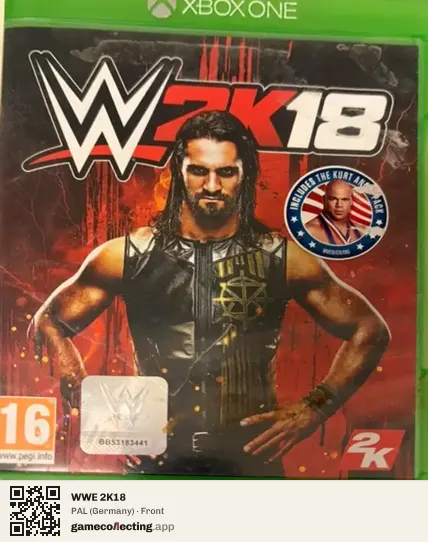 WWE 2K18 Xbox One, Germany box front