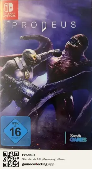 Prodeus Nintendo Switch, Germany box front