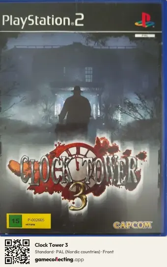 Clock Tower 3 PlayStation 2, Nordic countries box front