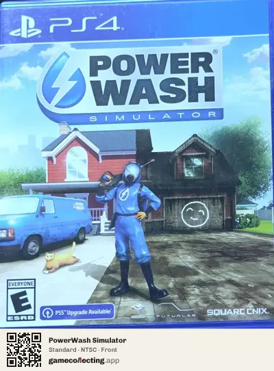 PowerWash Simulator PlayStation 4, NTSC box front