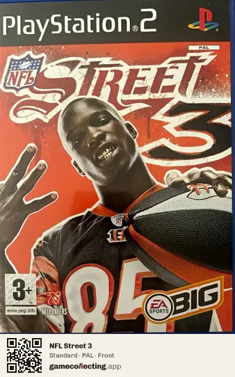 NFL Street 3 PlayStation 2, PAL box front