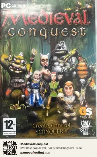 Medieval Conquest Computer, United Kingdom box front
