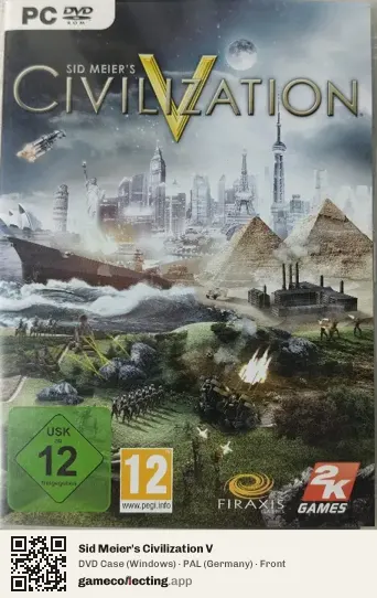 Sid Meier's Civilization V Computer, Germany box front