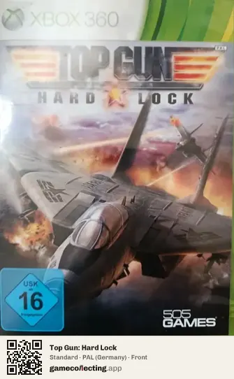 Top Gun: Hard Lock Xbox 360, Germany box front