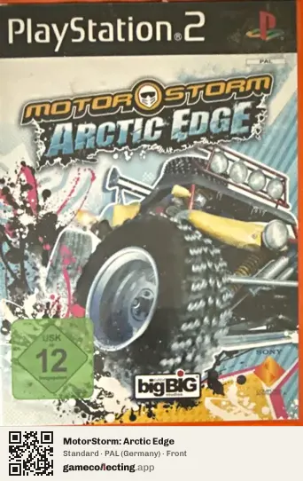 MotorStorm: Arctic Edge PlayStation 2, Germany box front