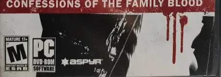 Made Man: Confessions of the Family Blood, the ESRB box on its front