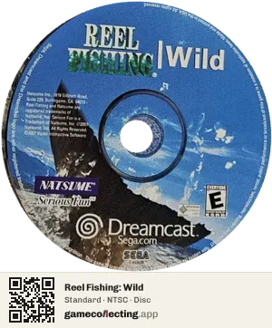 Reel Fishing: Wild Sega Dreamcast, NTSC disc