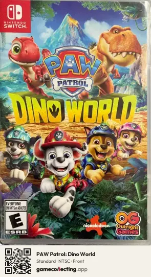 PAW Patrol: Dino World Nintendo Switch, NTSC box front